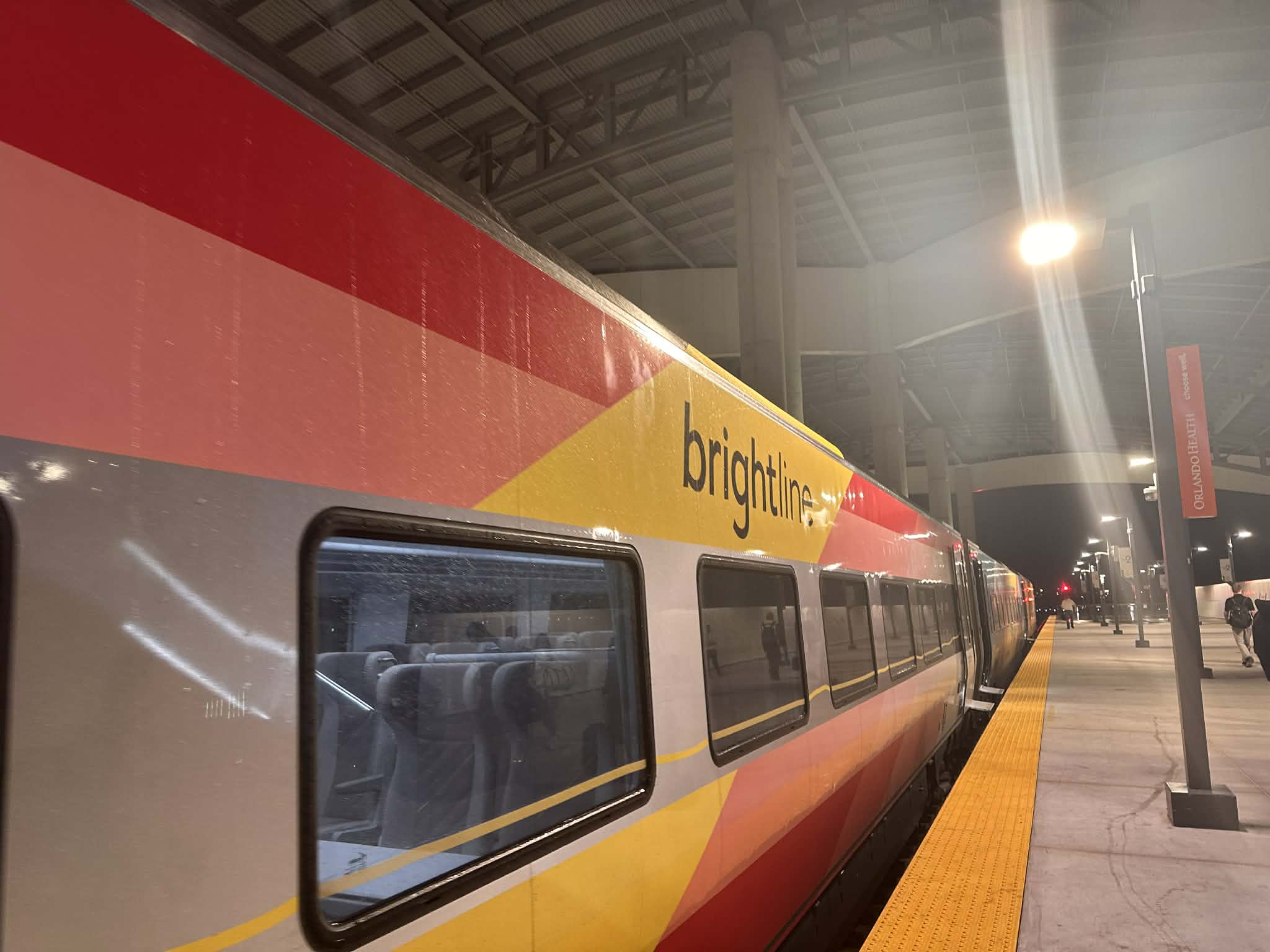 Este es el tren de la compañía Brightine que va de Miami a Orlando