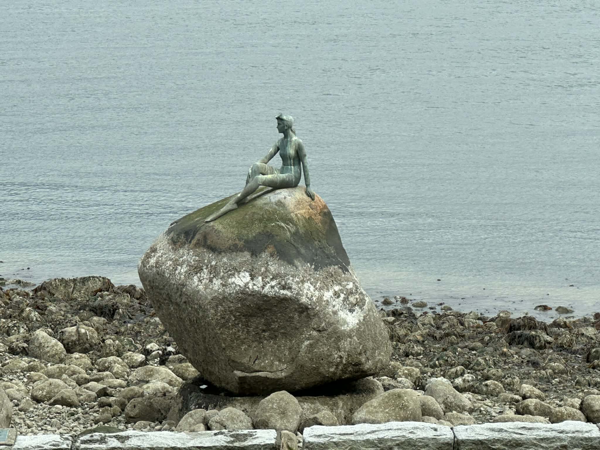 Estatua en el parque stanley en Vancouver