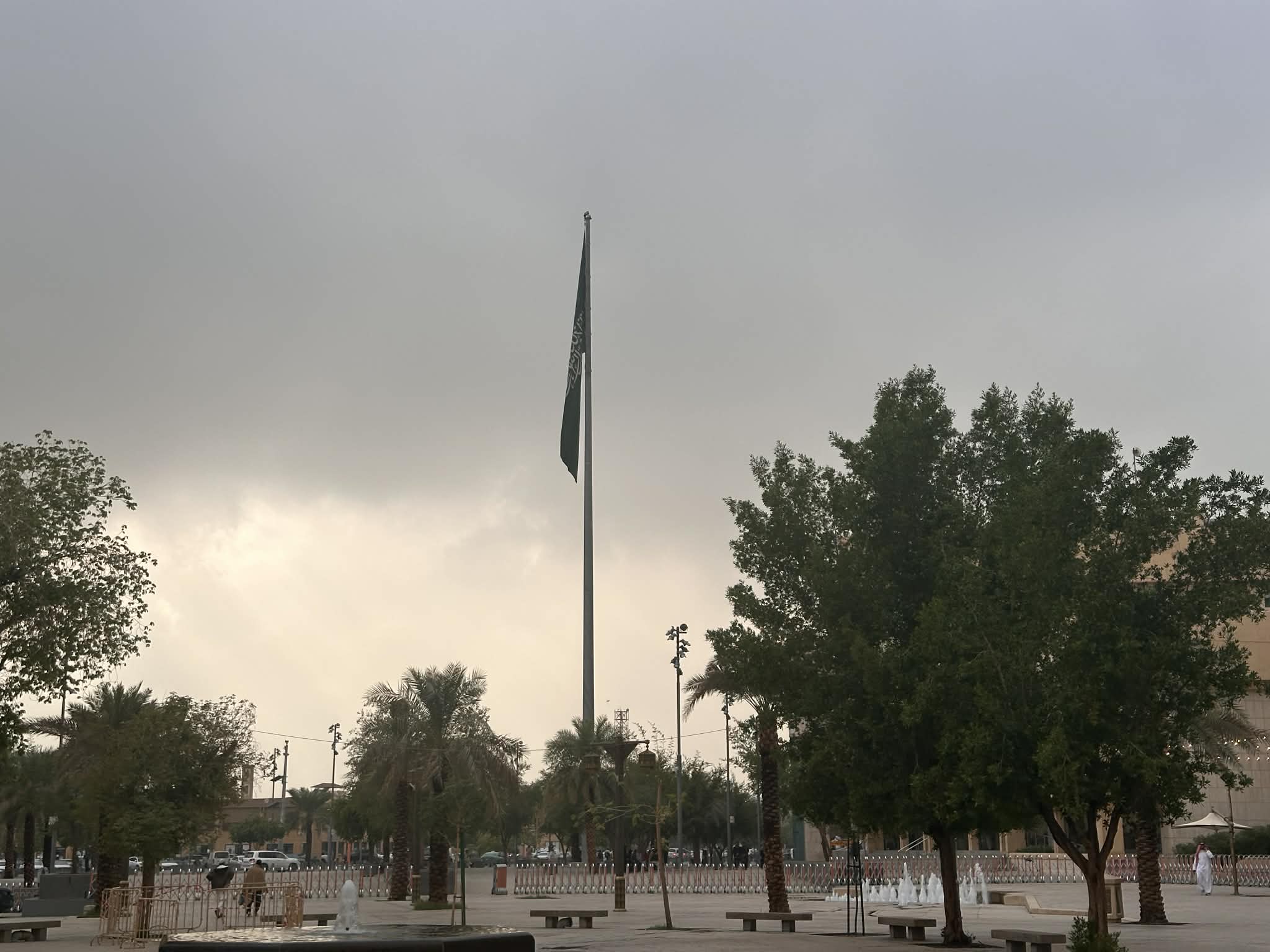 Bandera gigante de Arabia Saudita