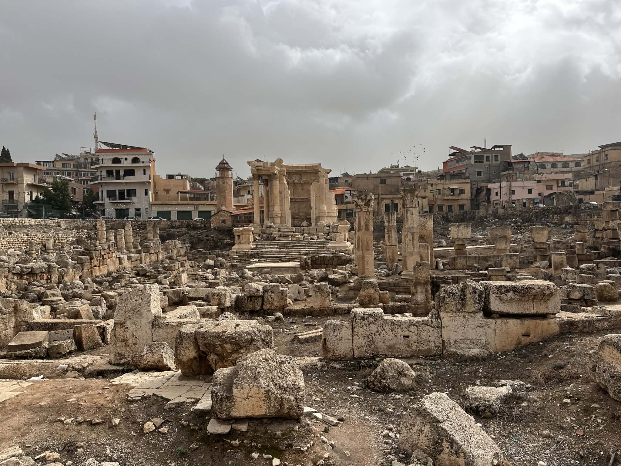 Ruinas del templo de Venus en Baalbek