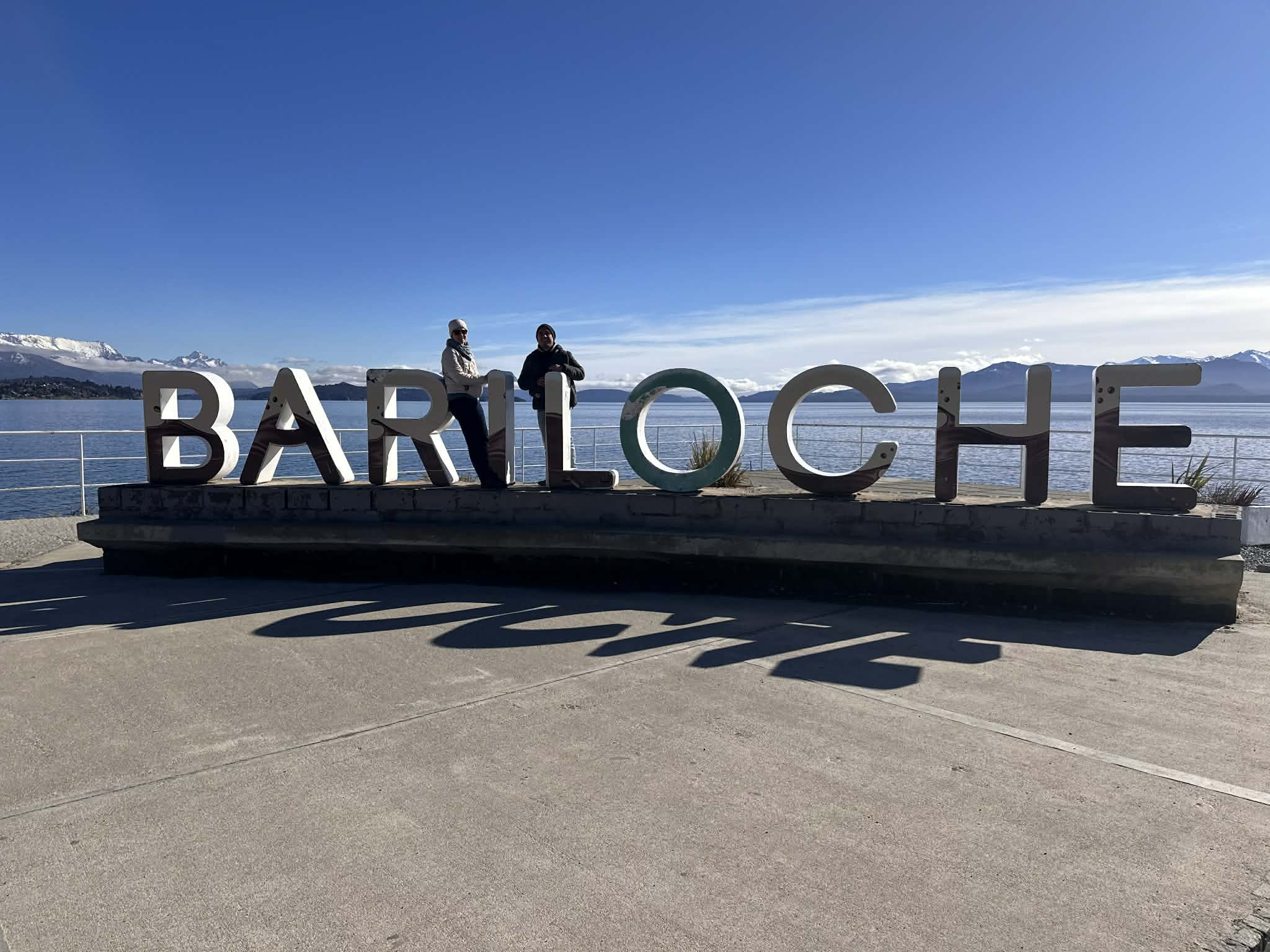 Letras de Bariloche en Argentina
