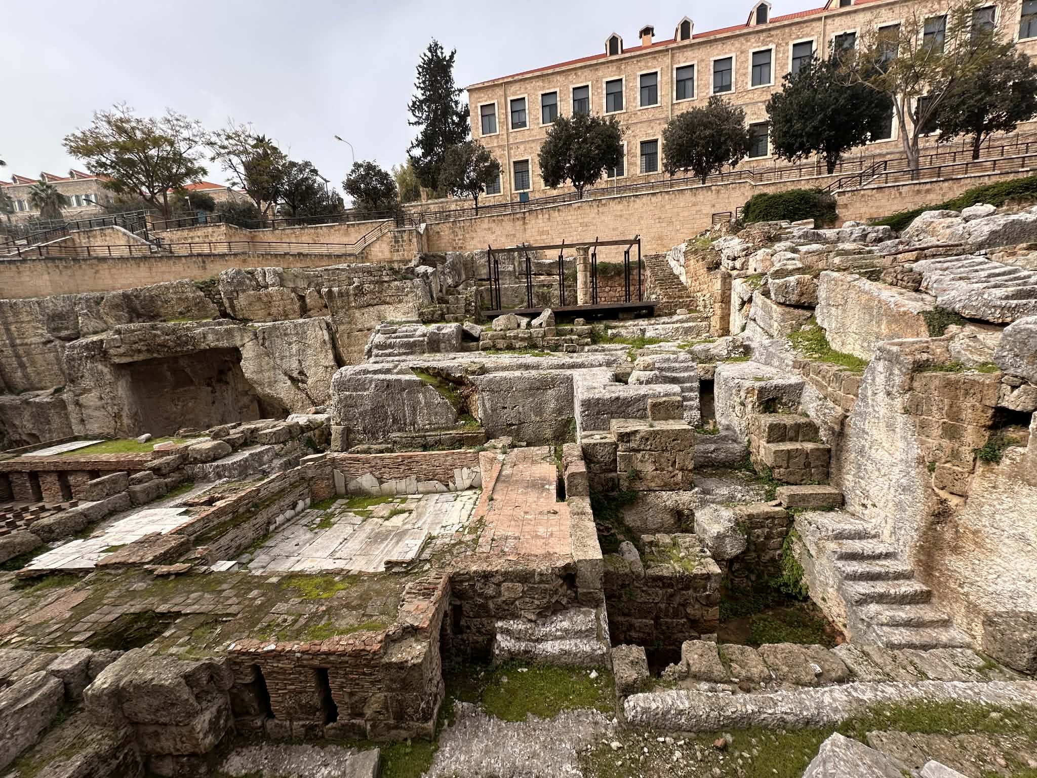 Ruinas de los Baños Romanos en Beirut