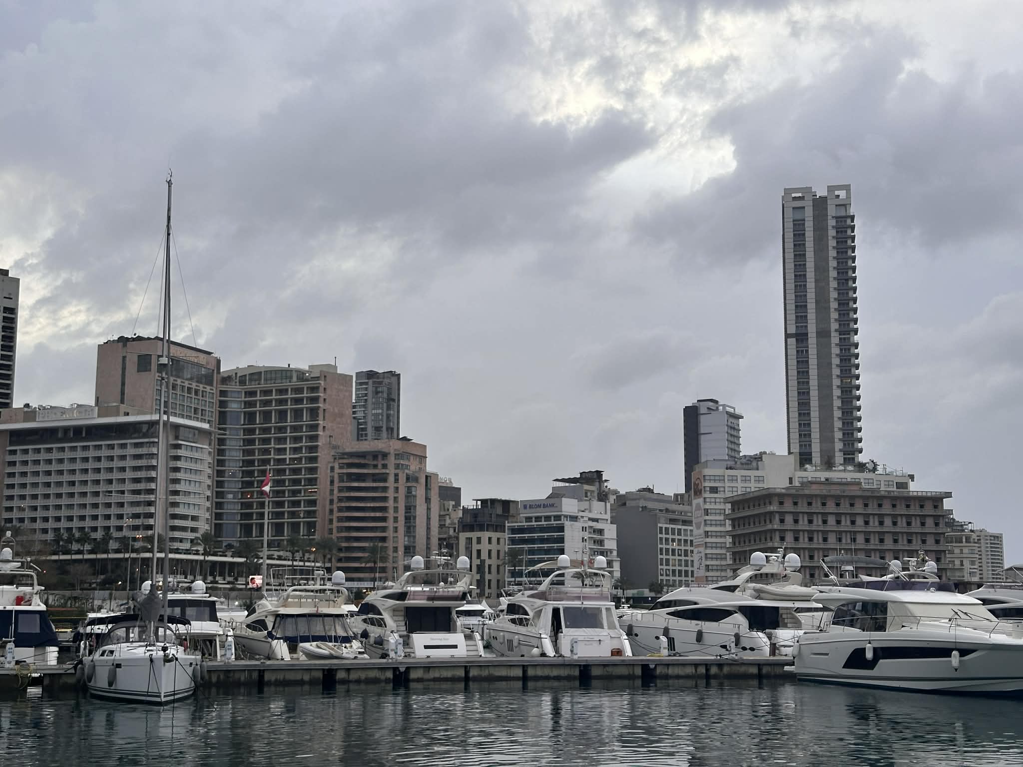 Yates en la ciudad de Beirut