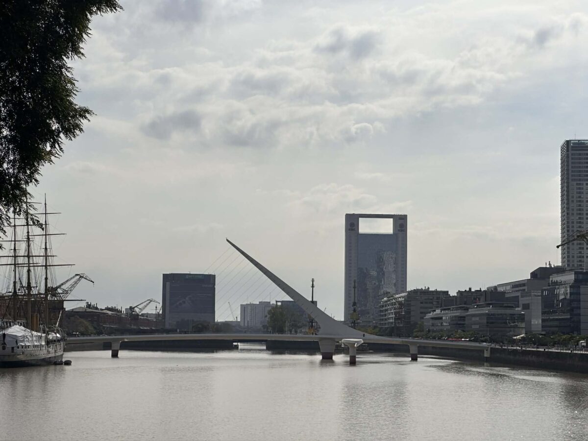 Visitando la ciudad de Buenos Aires en Puerto Madero