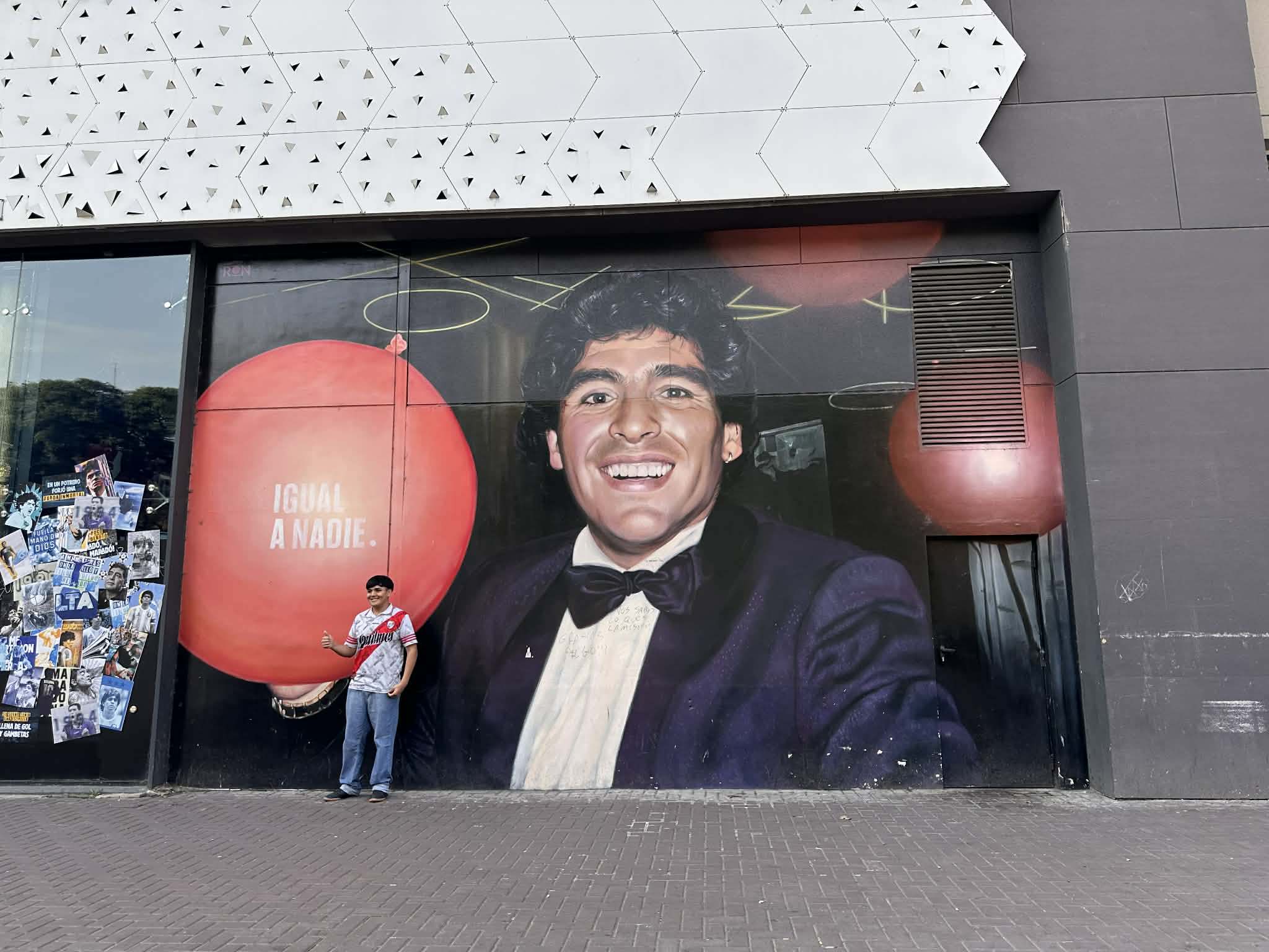 Mural dedicado a Maradona en Argentina