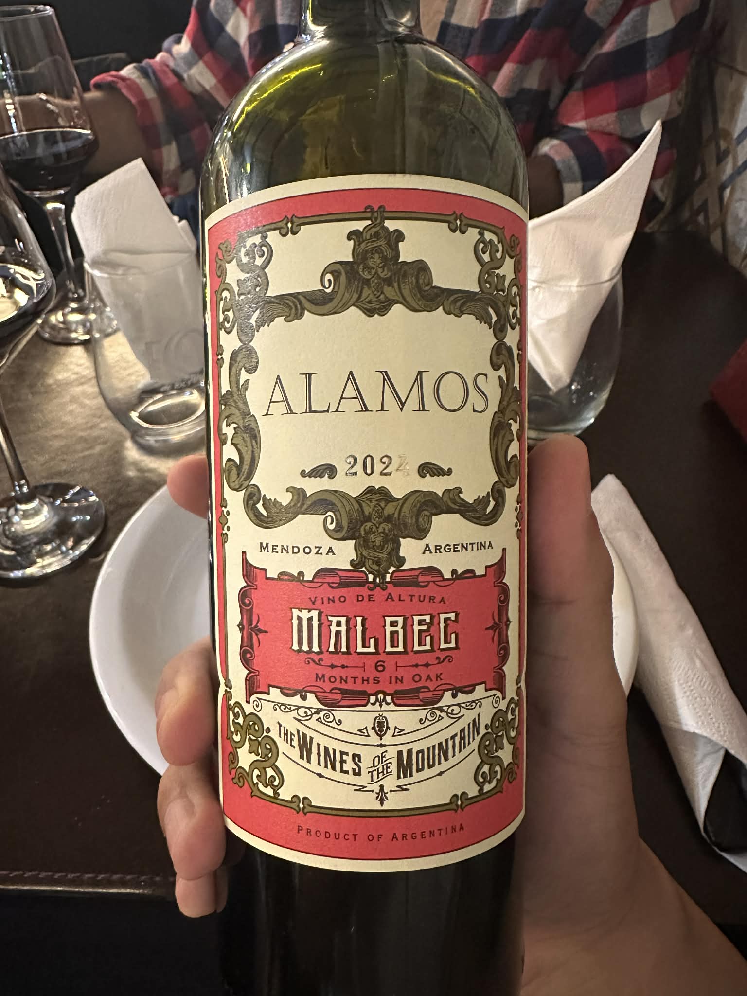 Vino, Probar la Gastronomía Argentina