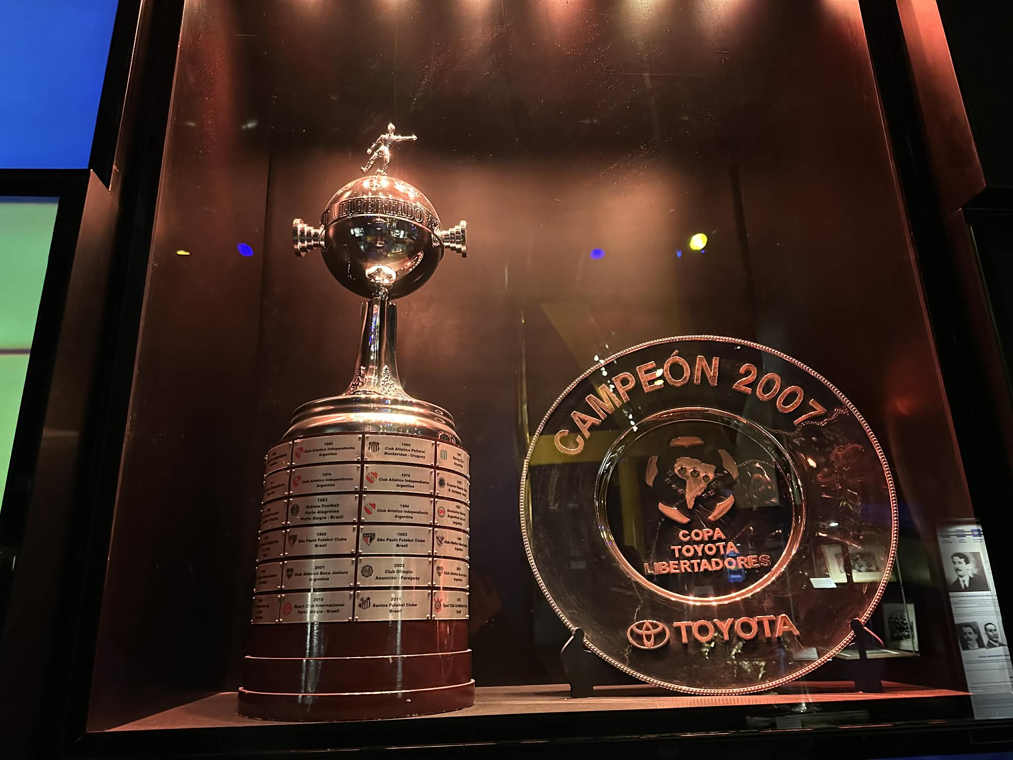 Visitar el Trofeo de Boca Juniors de la copa Libertadores