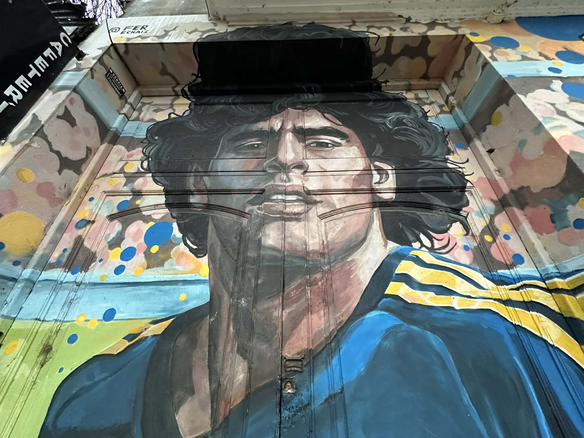 Mural de Diego Armando Maradona