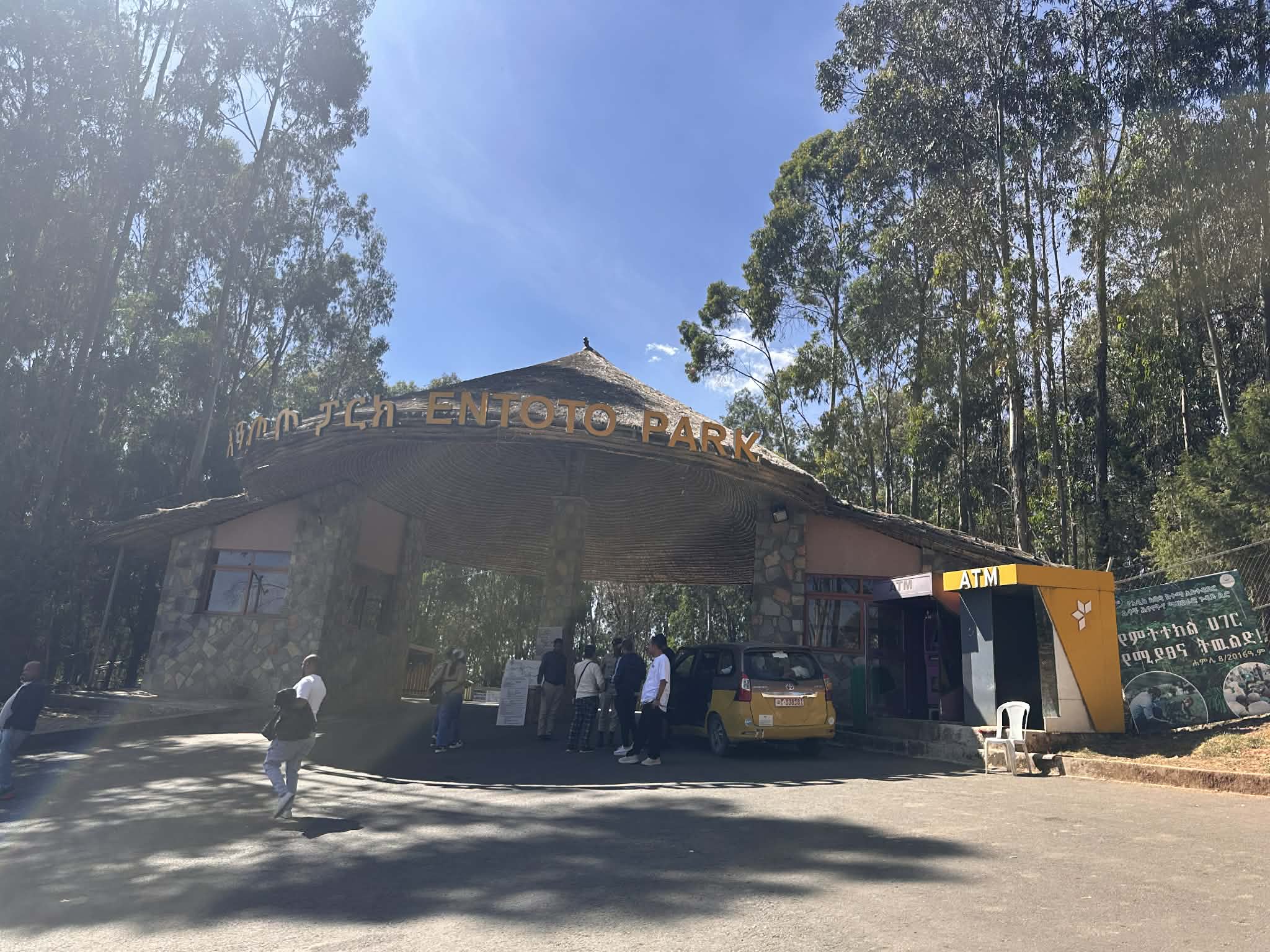 Parque del Monte Entoto en Addis Abeba