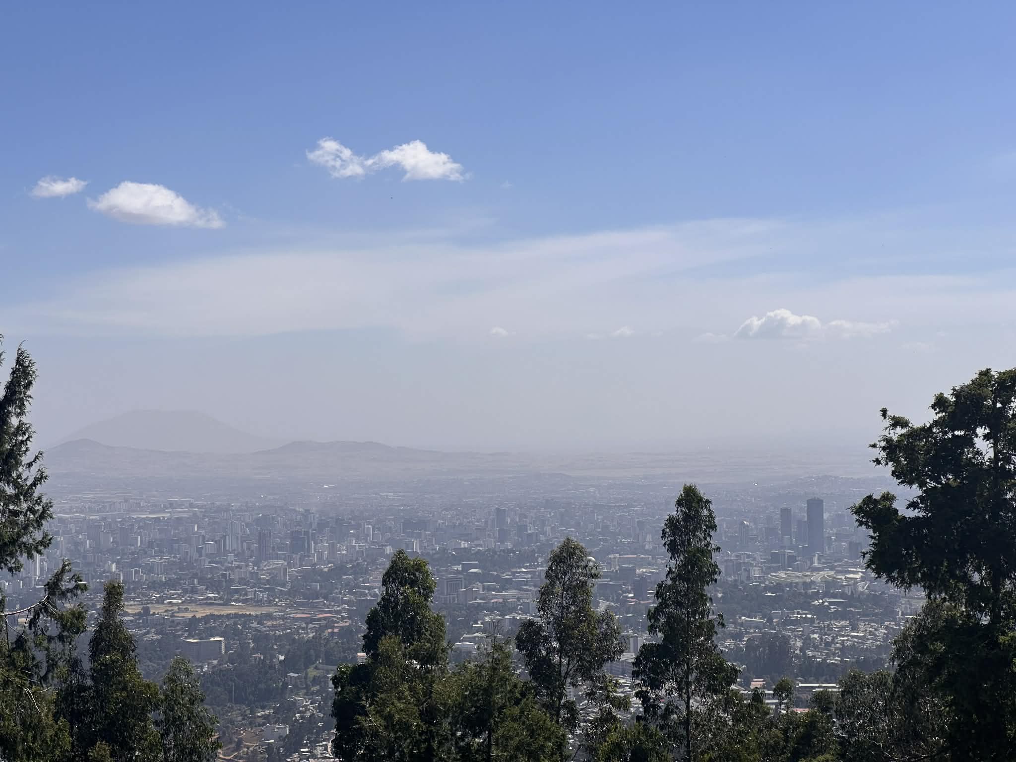 Monte Entoto: vistas a la ciudad de Addis Abeba y origen de la ciudad