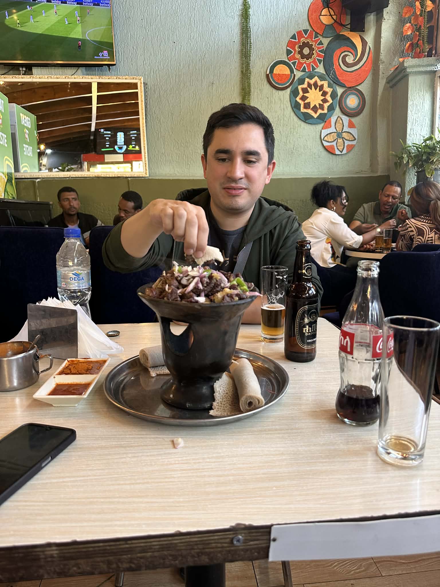 Gastronomía local: comer con las manos