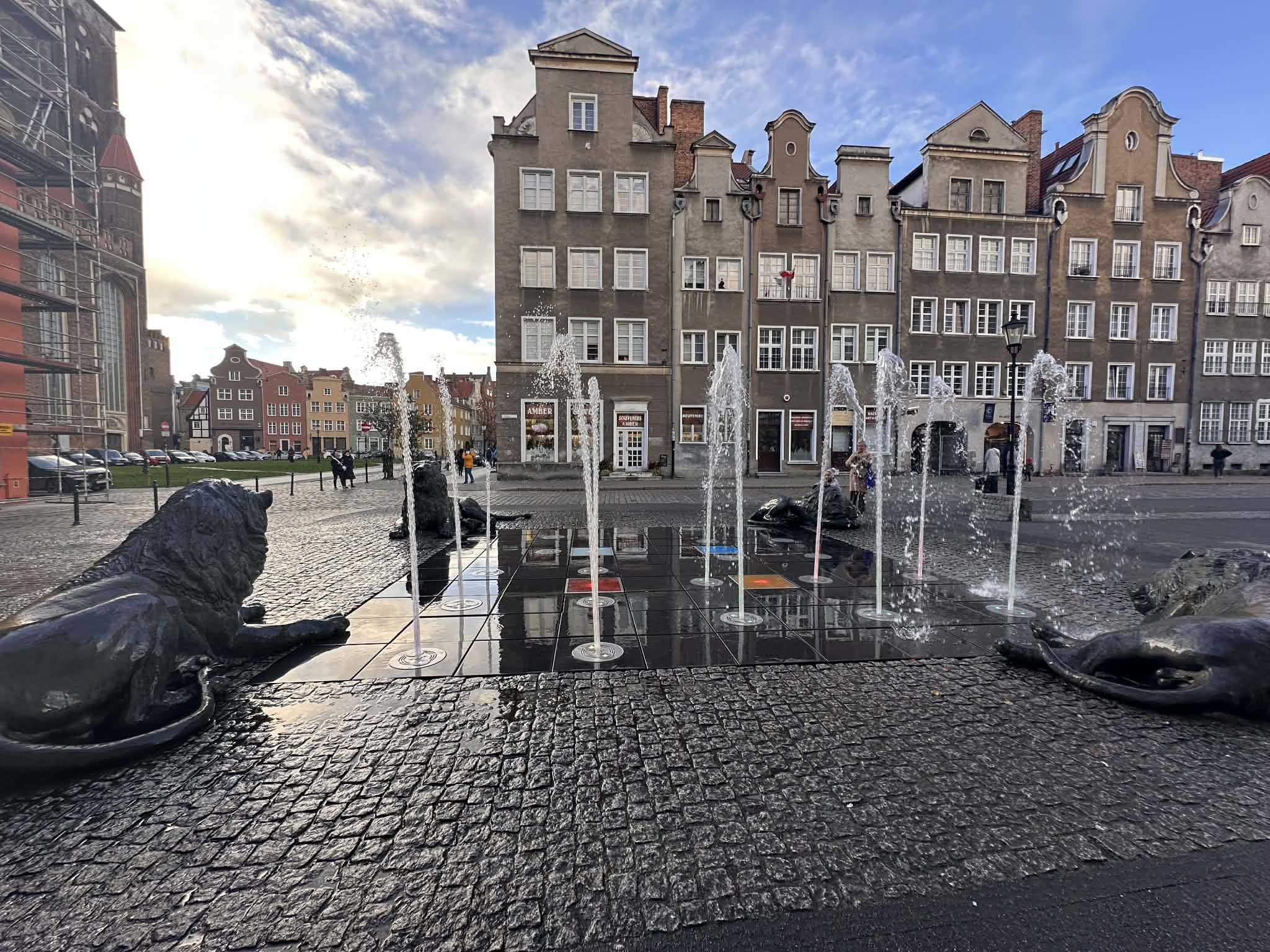 Fuente de los Cuatro Cuartos en Gdansk