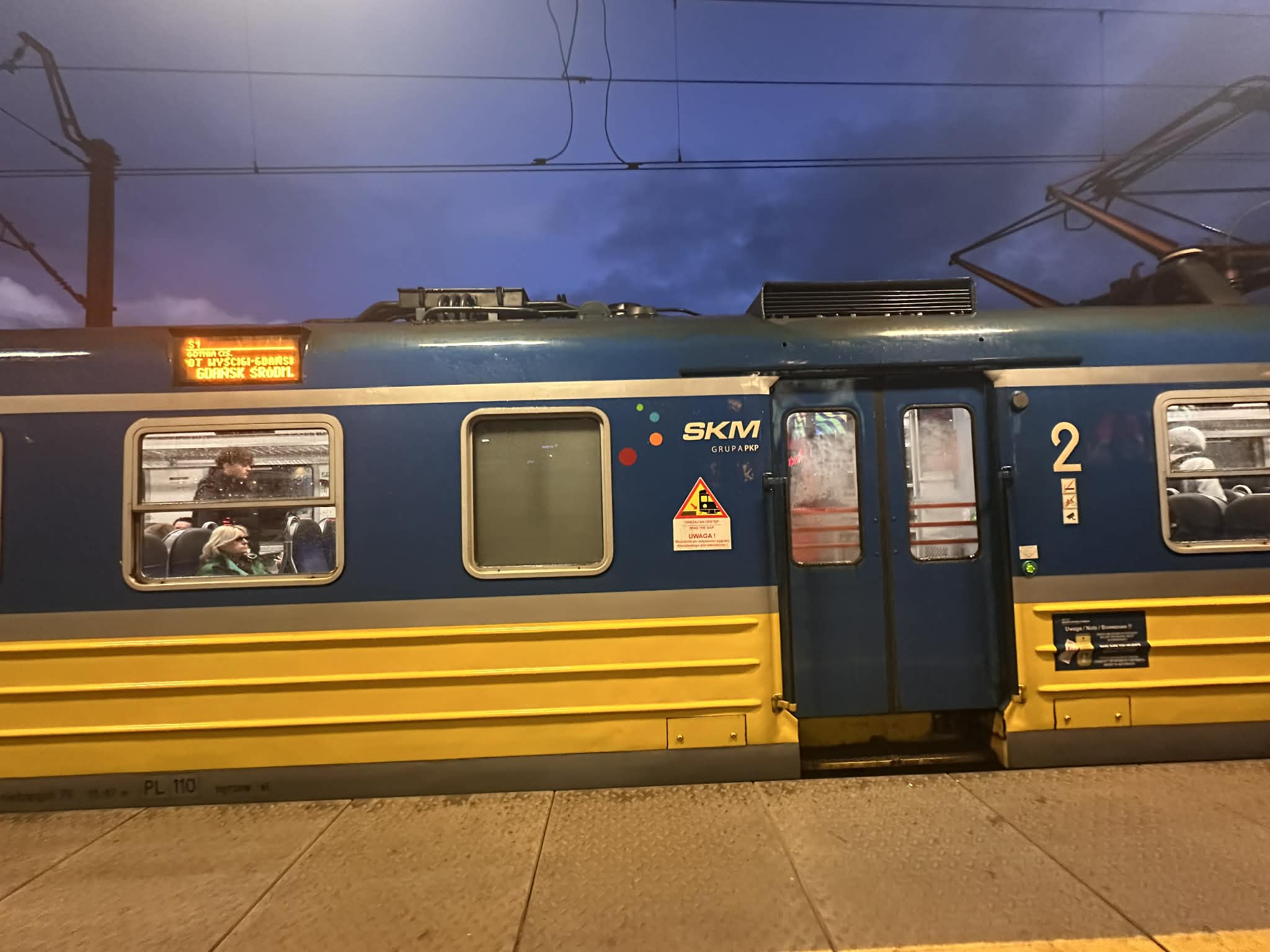 Trenes desde Gdansk a otras partes de Polonia