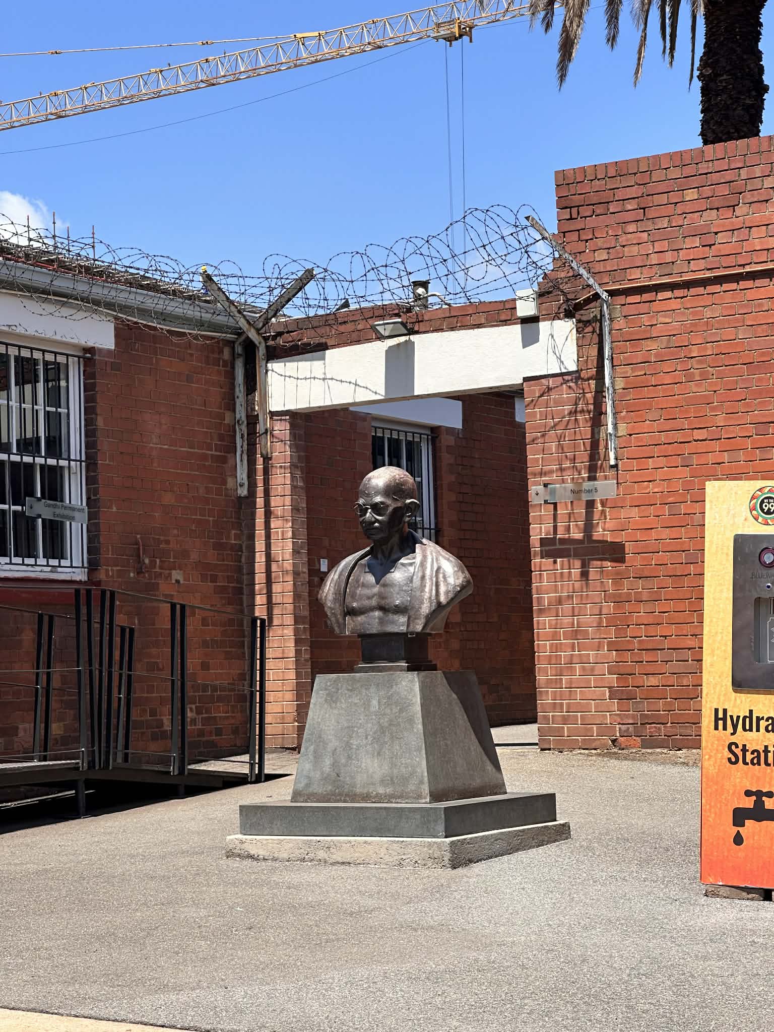Estatua de Gandhi en Johannesburgo