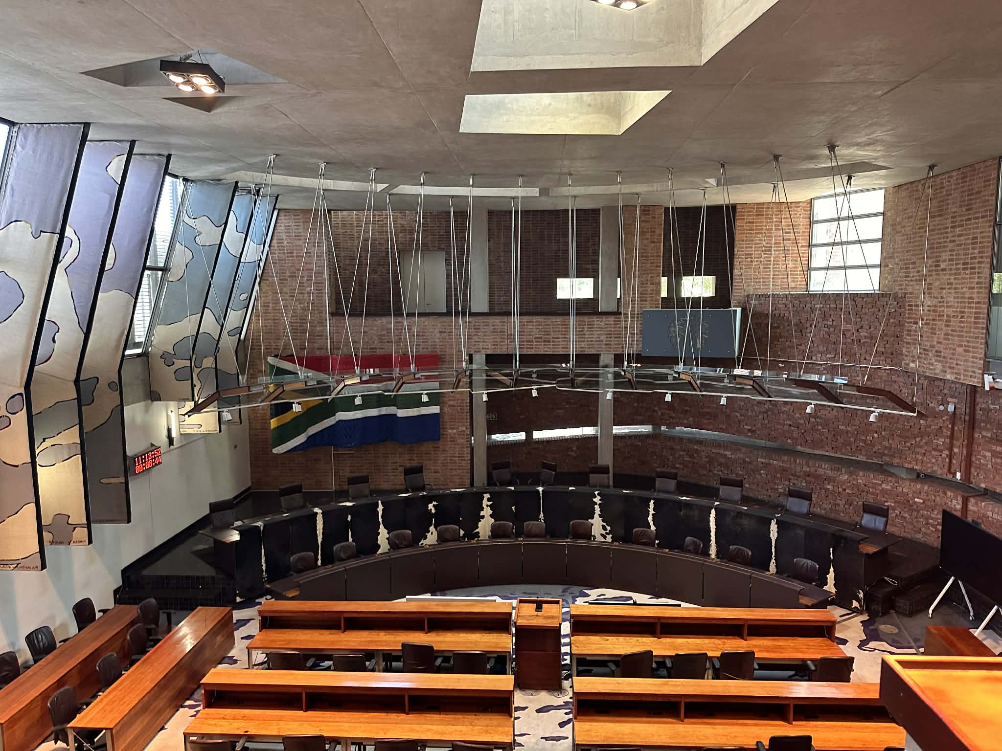 Interior del Tribunal Constitucional de Sudáfrica