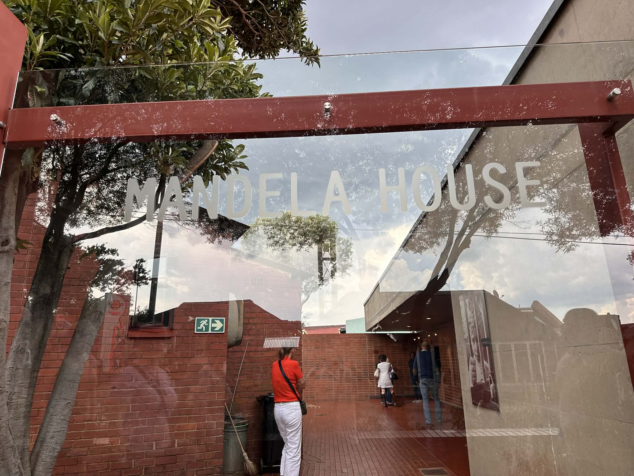 Entrada a la casa Mandela