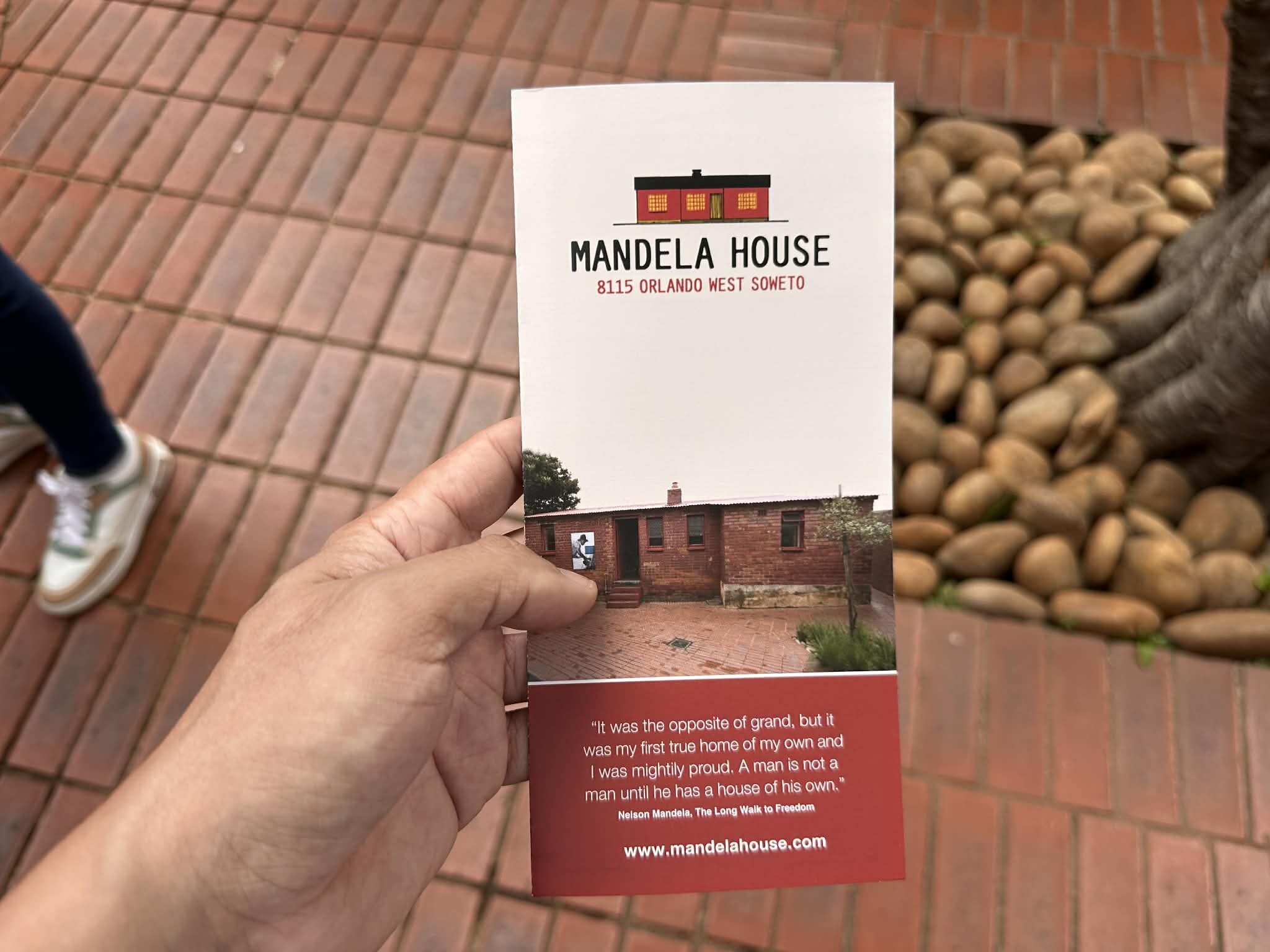 Visitando la casa de Nelson Mandela en Soweto