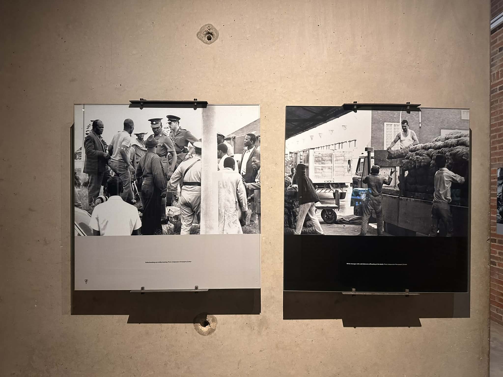 Interior del Museo del Apartheid