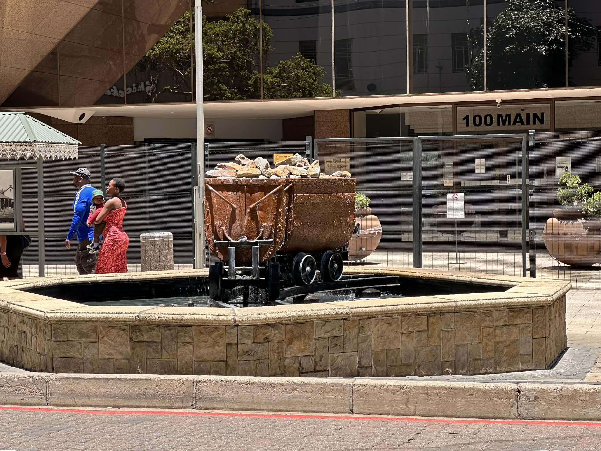 Estatua a los mineros de Johannesburgo