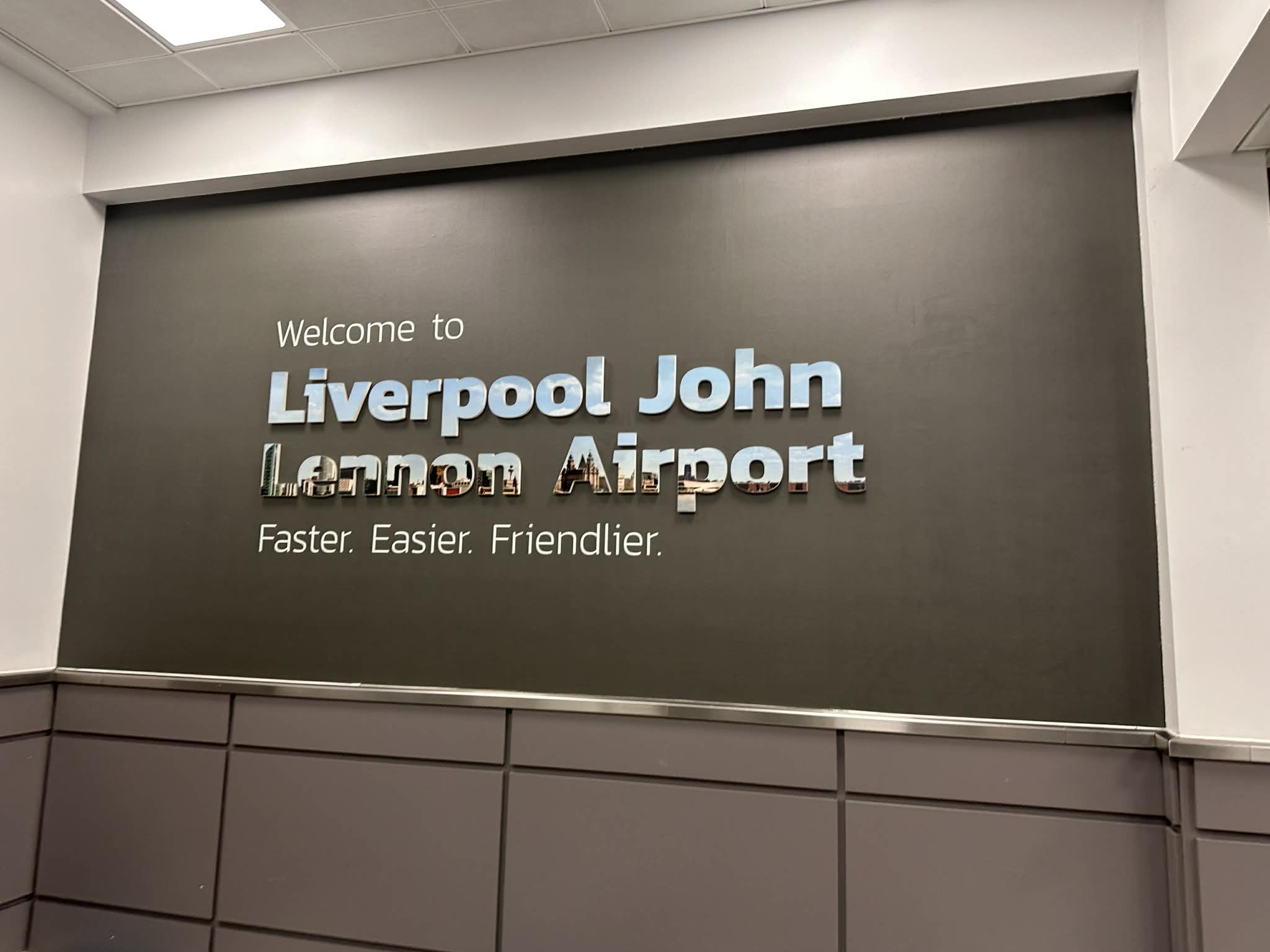 Aeropuerto John Lennon en Liverpool