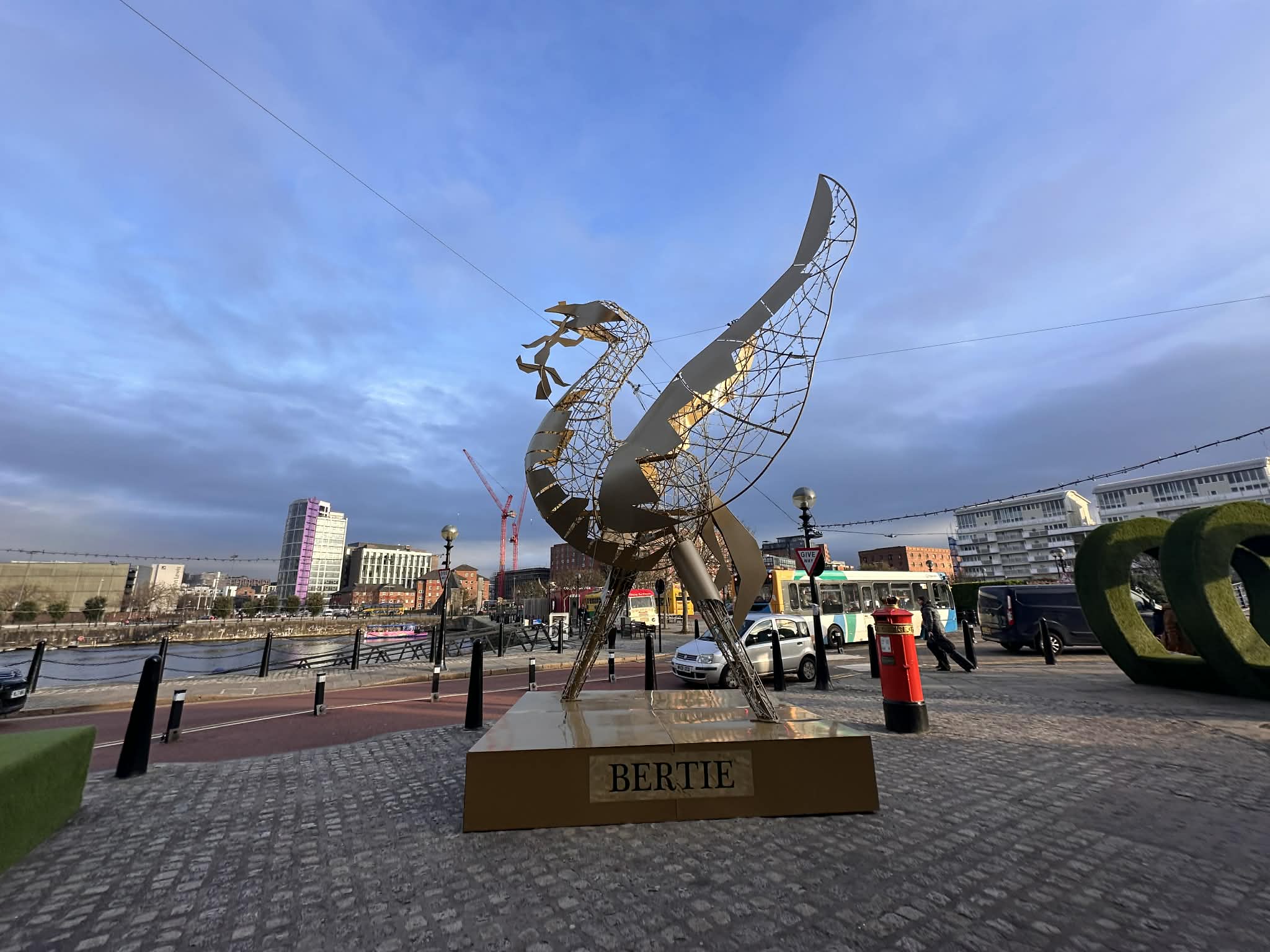 Estatua de Bertie en Liverpool