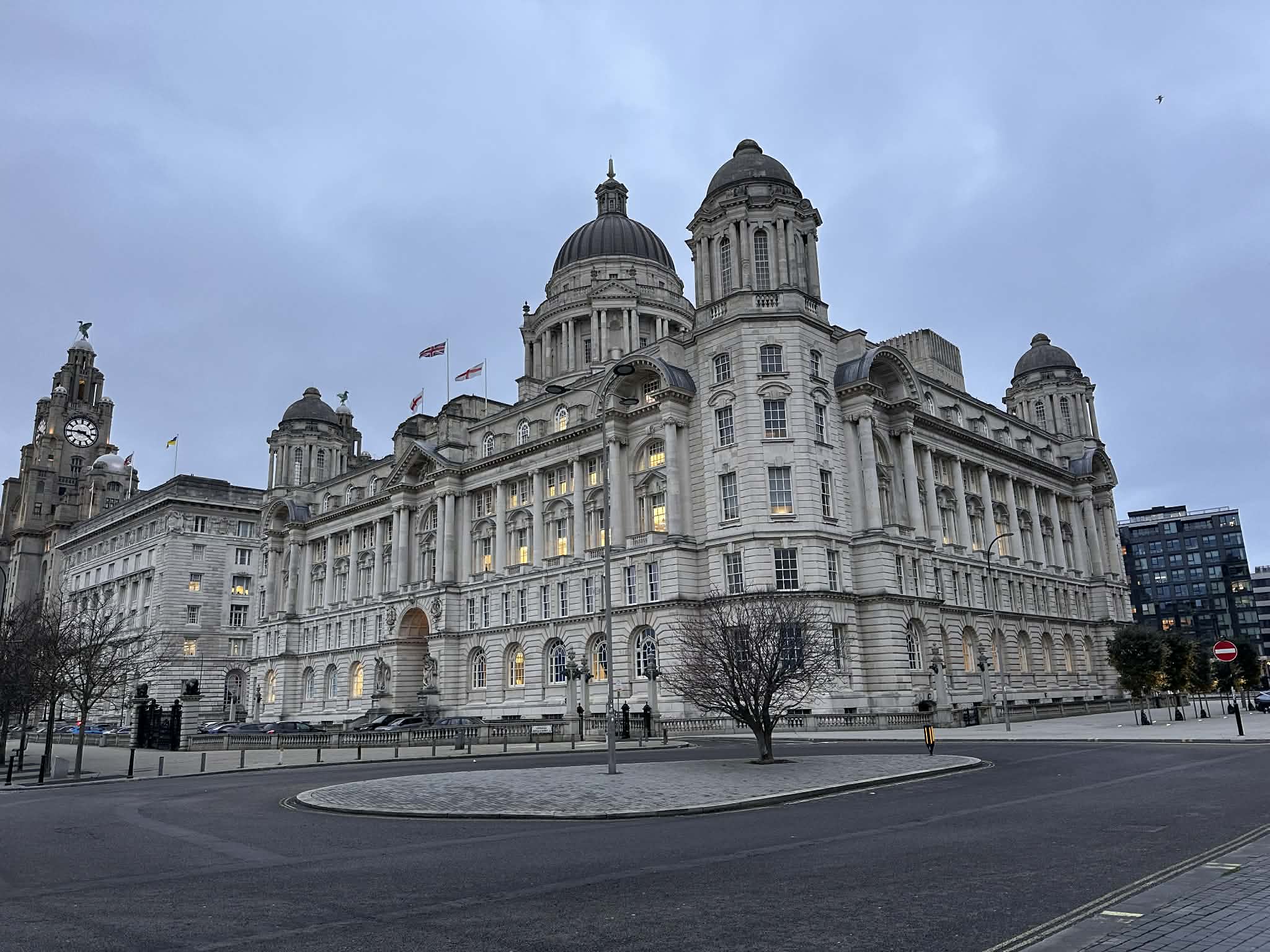 Pier Head & Tres Graces en Liverpool