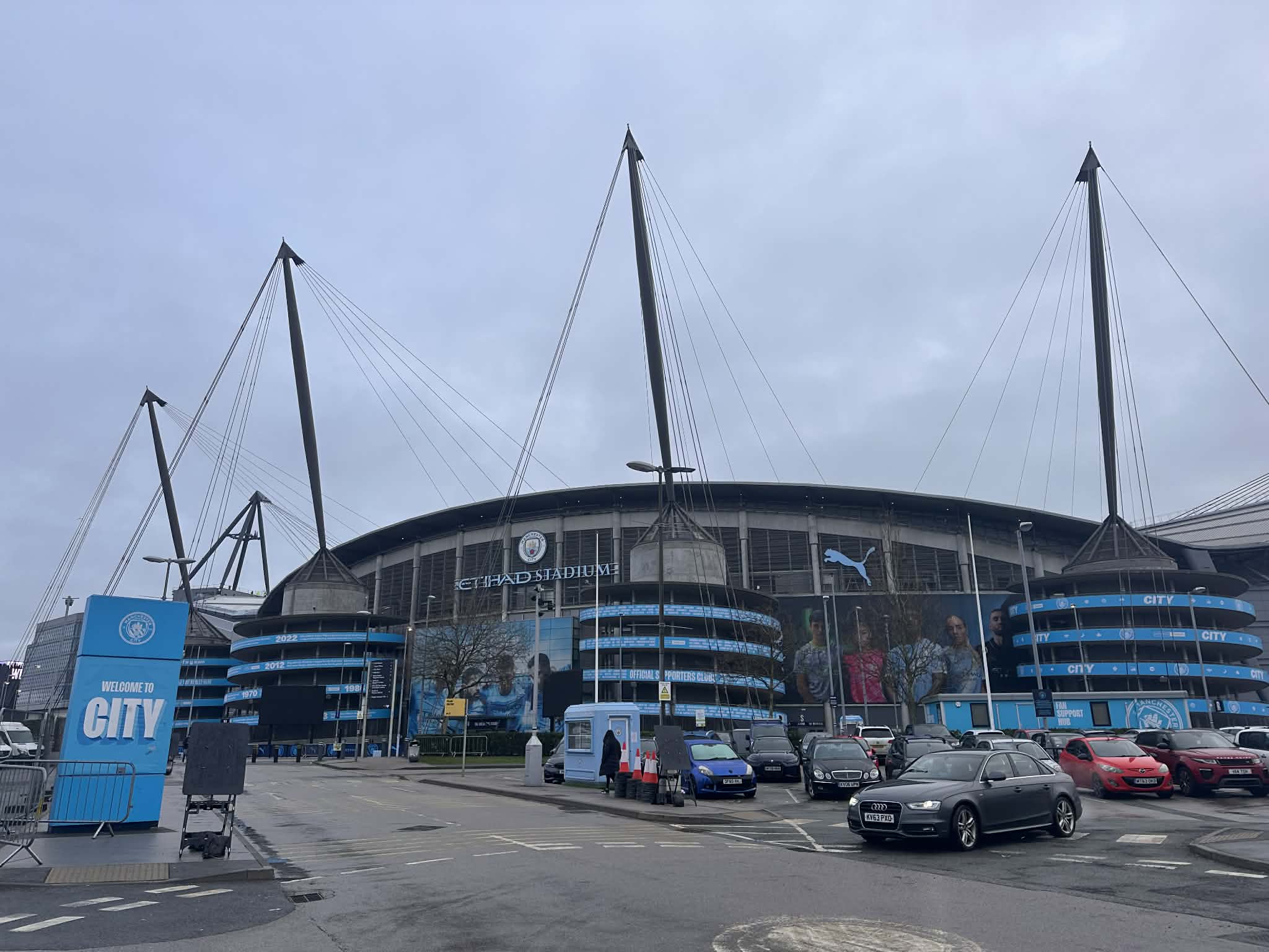 Tour por el estadio de Manchester City