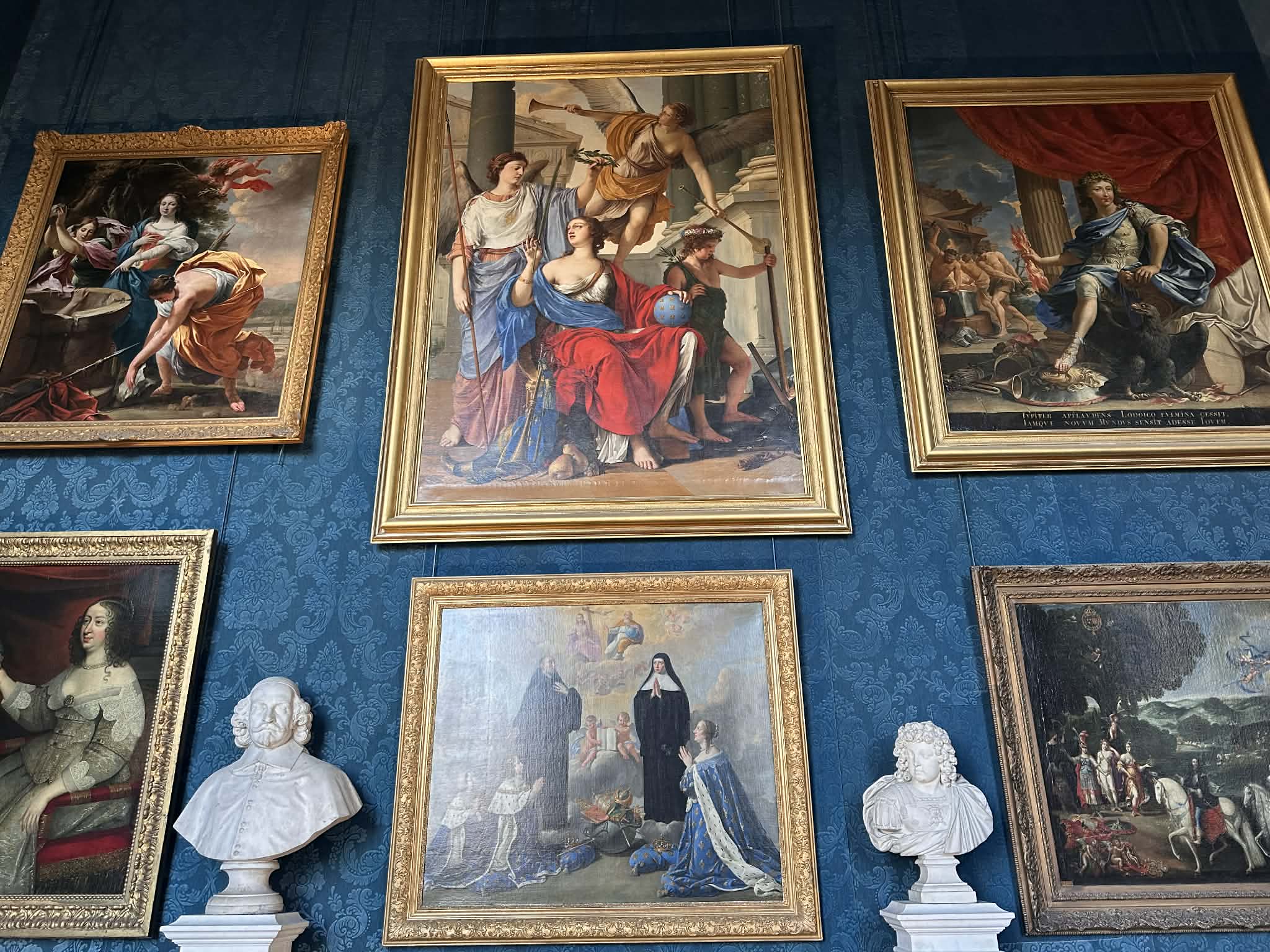 Arte dentro del palacio de Versalles