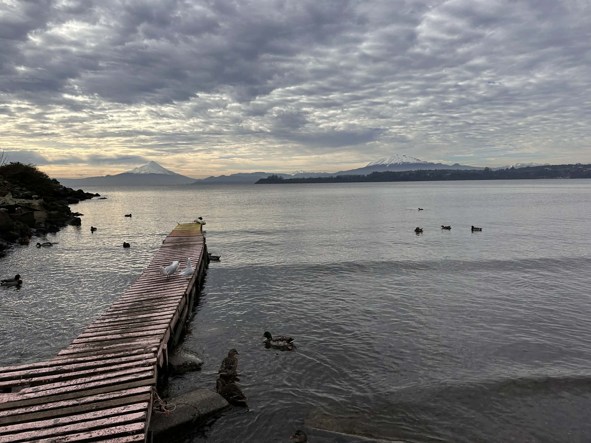 Vistas al lago desde Puerto Varas