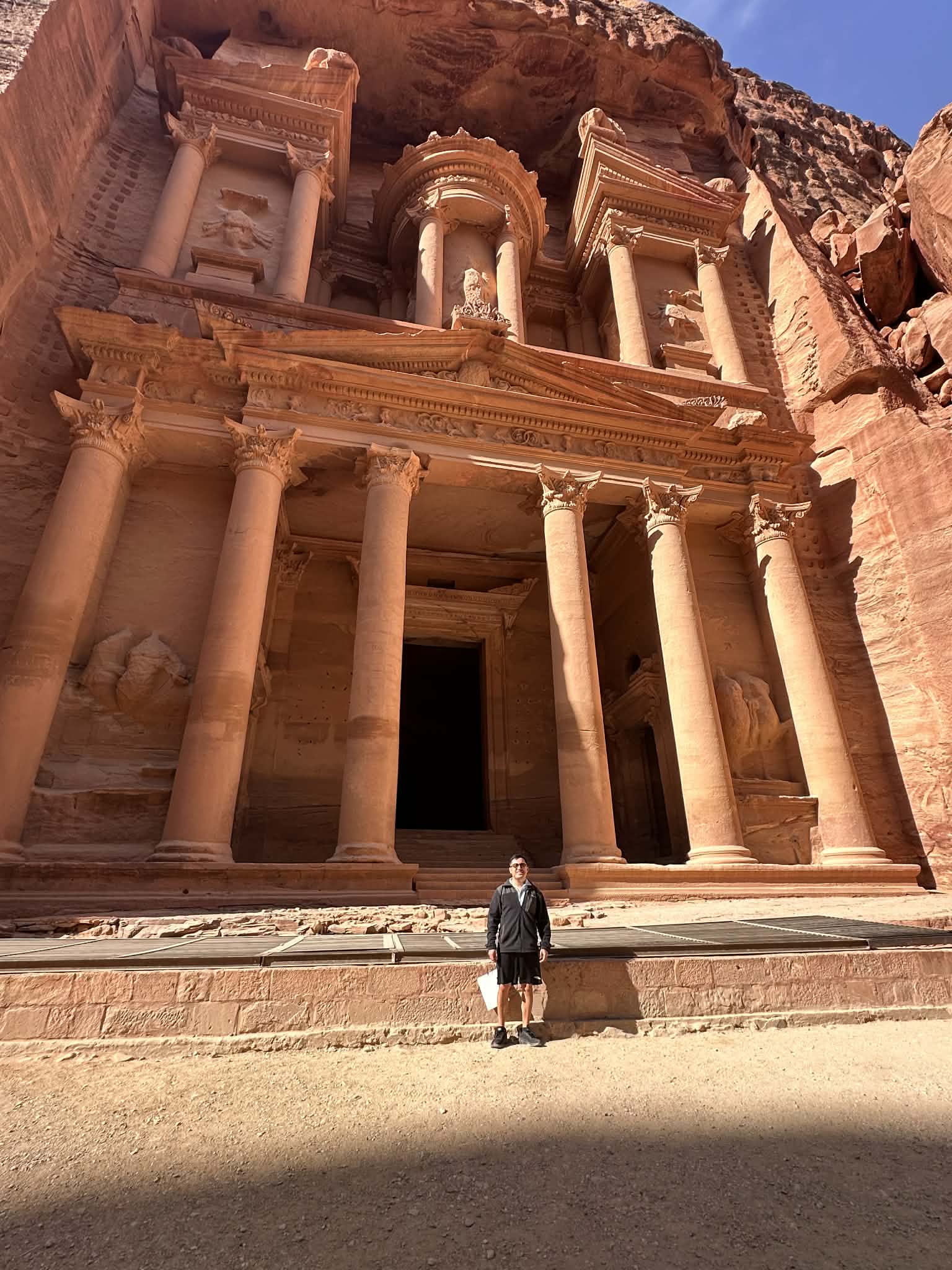 Visitando el recinto arqueológico de Petra