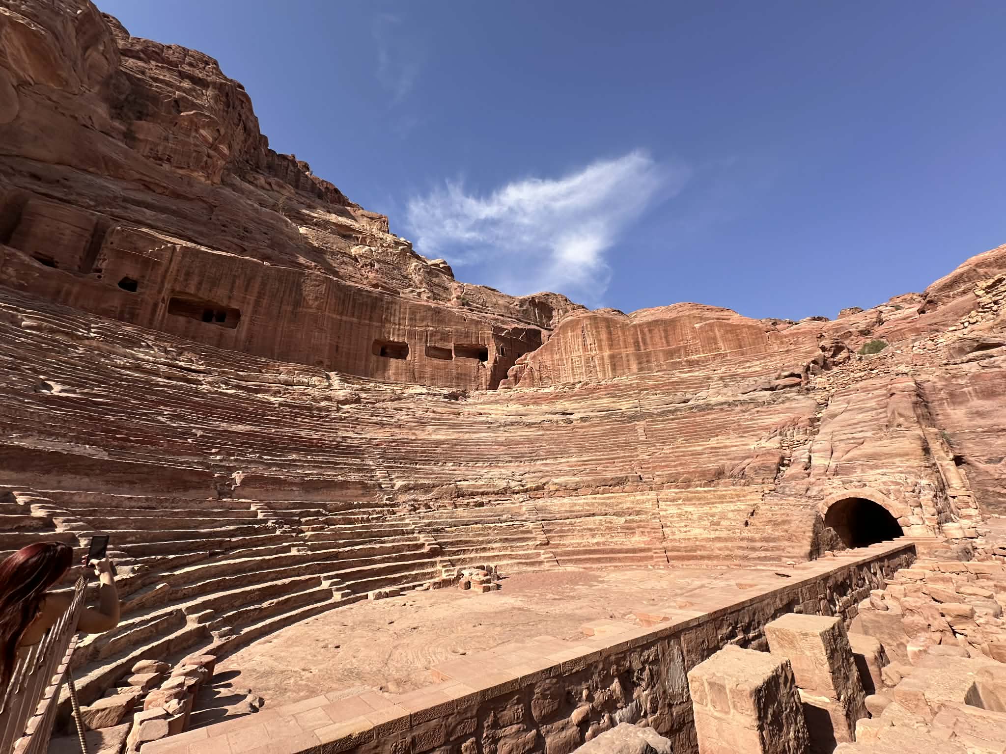 Teatro de Petra en Jordania