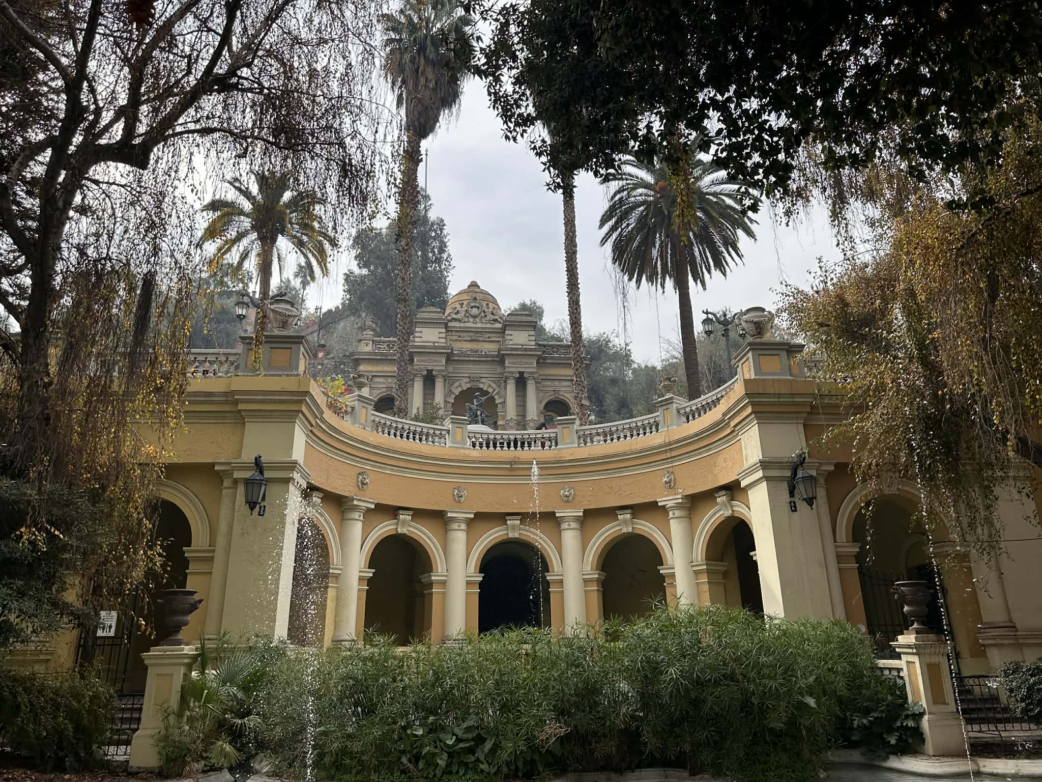 Cerro Santa Lucía en Santiago de Chile