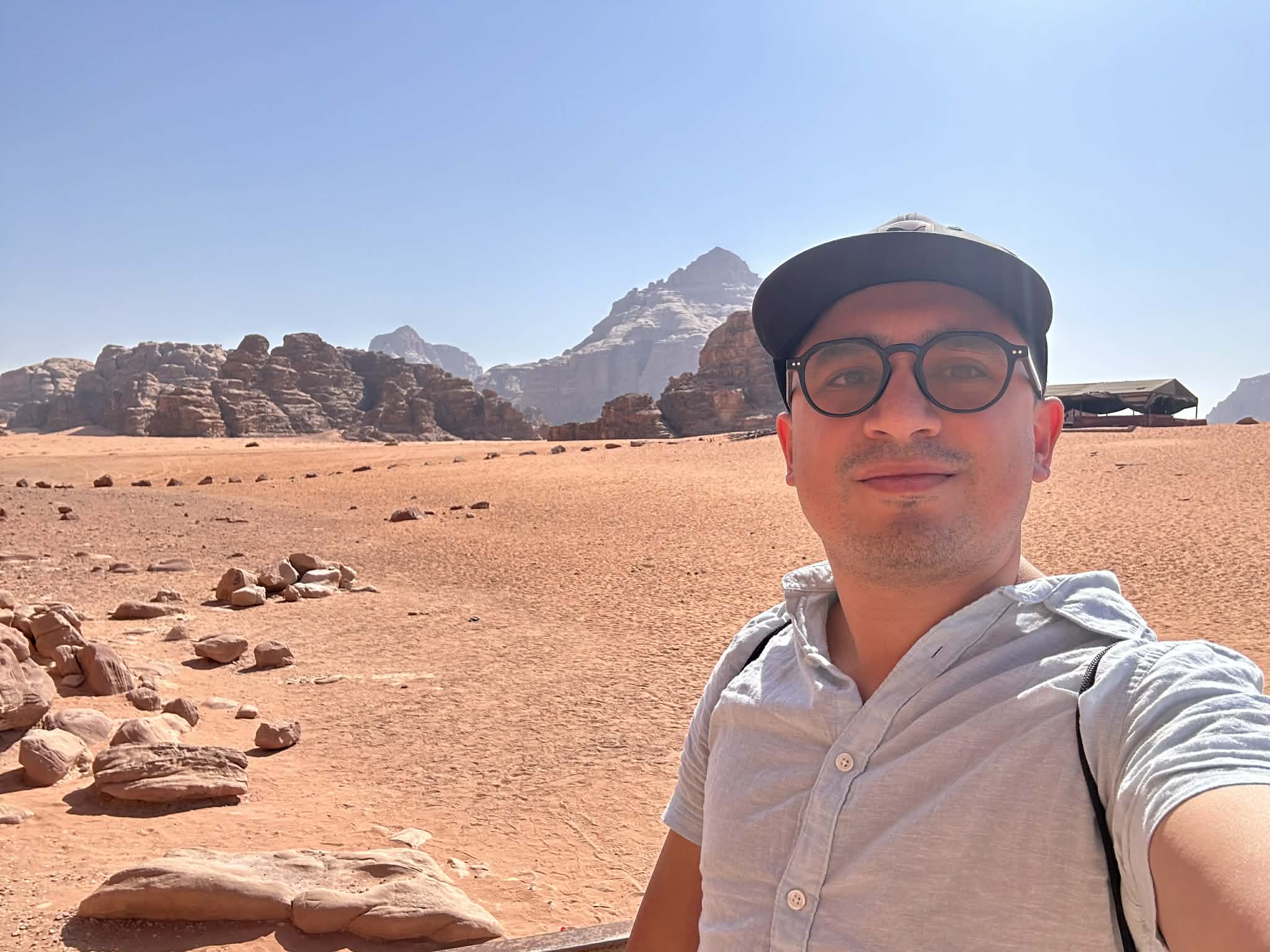 Vistas al desierto de Wadi Rum