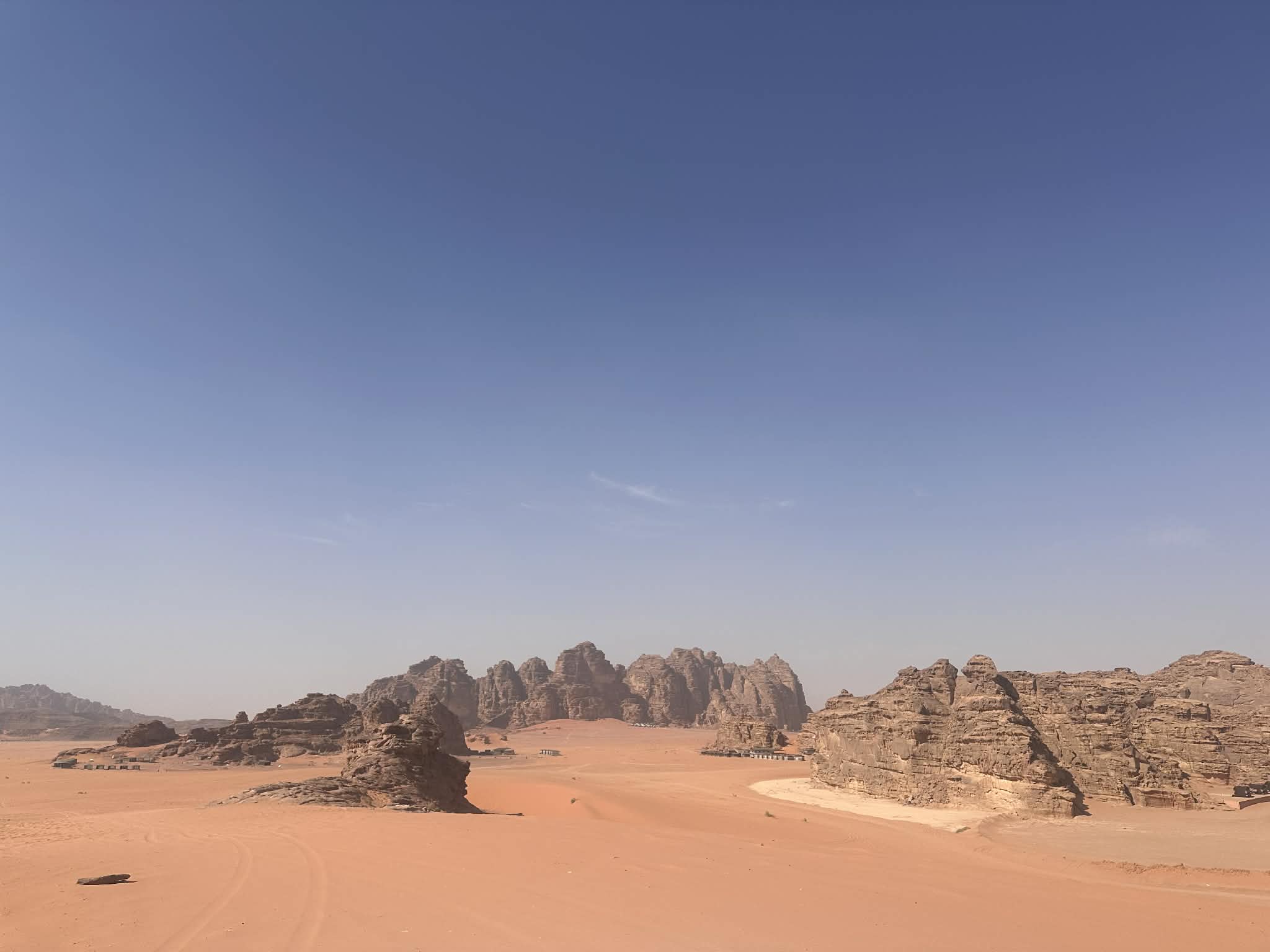 Desierto de Wadi Rum en el sur de Jordania