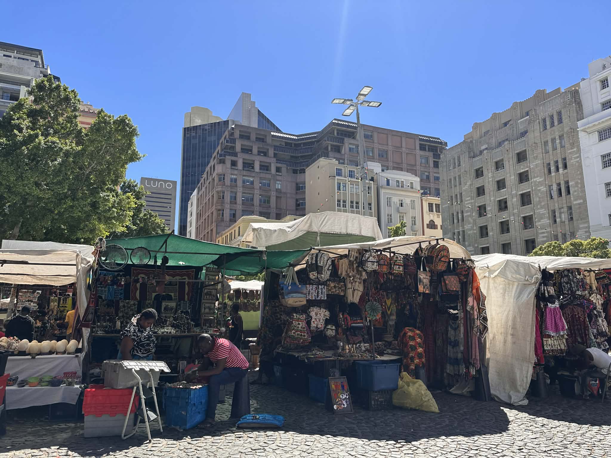 Caminando por el centro de la ciudad del Cabo