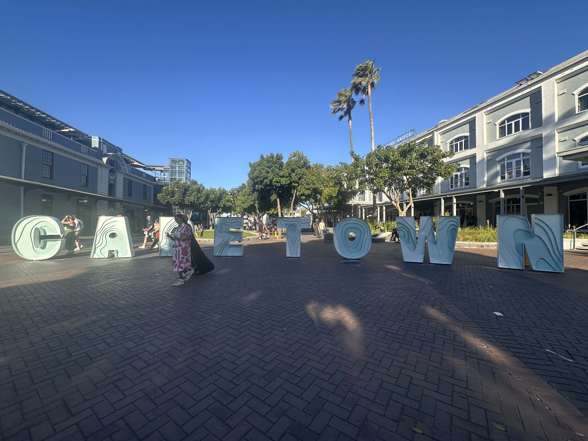 Letras de 'Cape Town' en el Waterfront