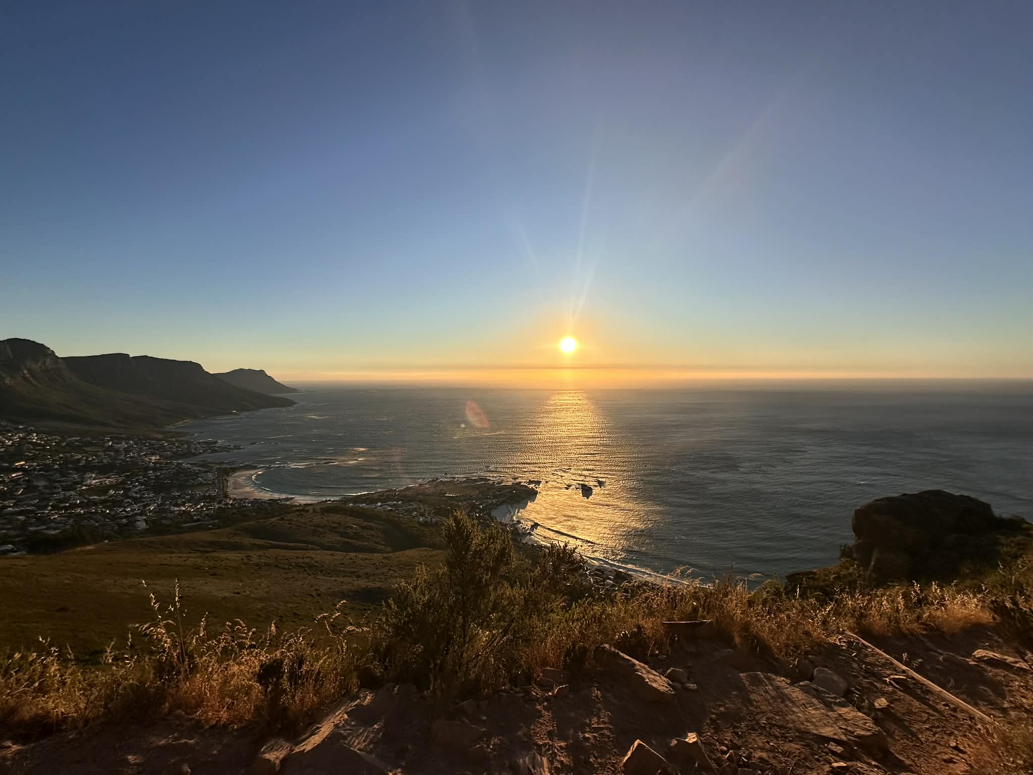Atardecer en la cima de Lion's Head