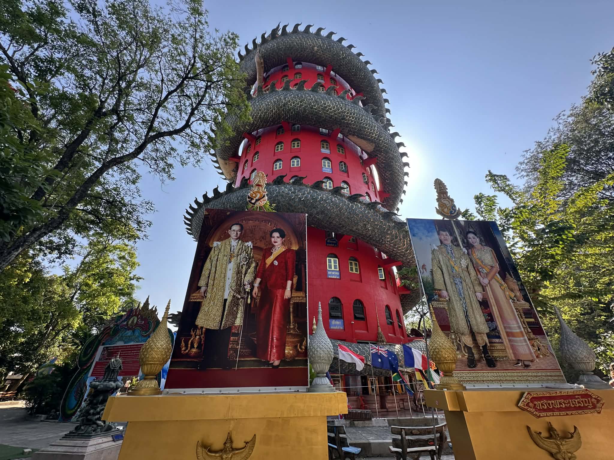 Templo del dragón en Bangkok, Tailandia